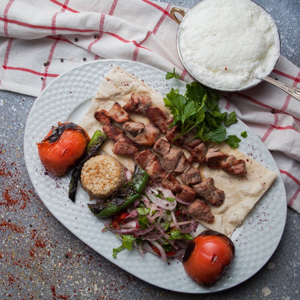 Chicken & Lamb Mixed Gyro over Rice 