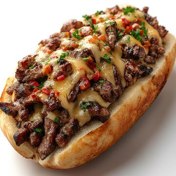Lamb Cheesesteak Sub  
